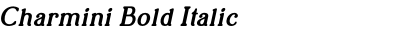 Charmini Bold Italic